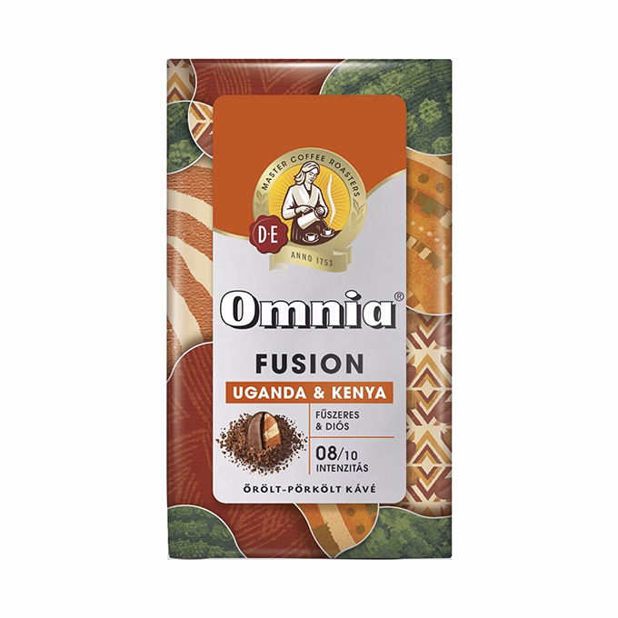 Kávé őrölt DOUWE EGBERTS Omnia Fusion Uganda & Kenya 225 g