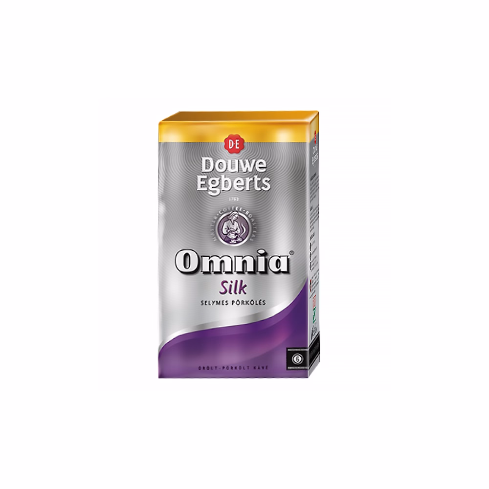 Kávé őrölt DOUWE EGBERTS Omnia Silk 1 kg
