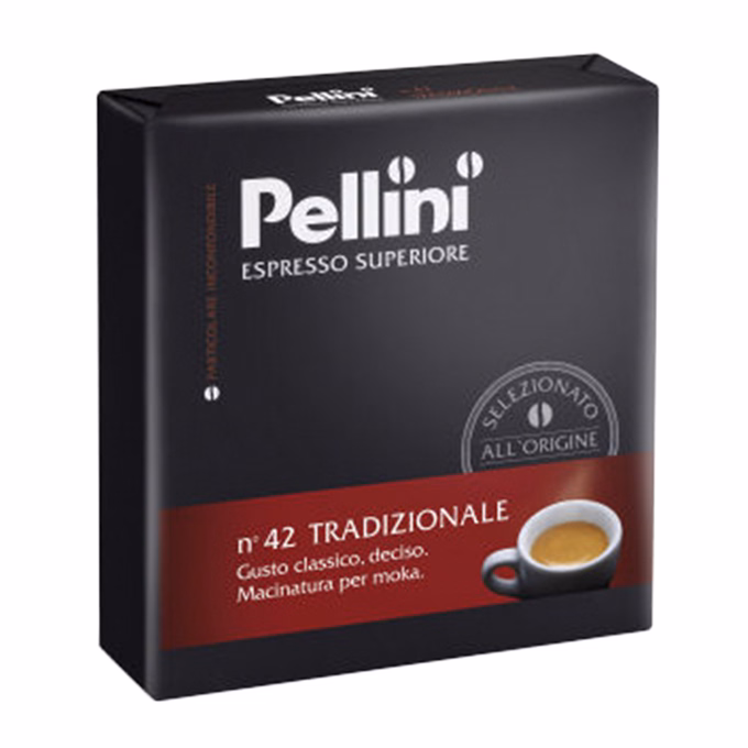 Kávé őrölt PELLINI n°42 Tradizionale Moka Duo-Pack (2 x 250 gr) 500 g