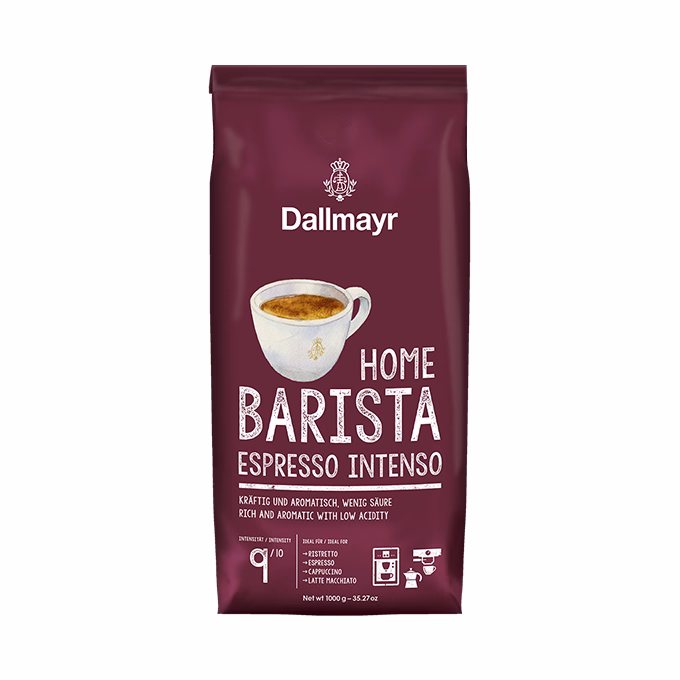 Kávé szemes DALLMAYR Home Barista Espresso Intenso 1 kg