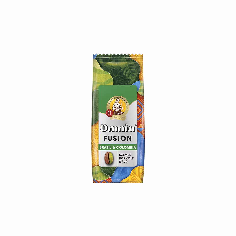 Kávé szemes DOUWE EGBERTS Omnia Fusion Brazil & Colombia 900 g