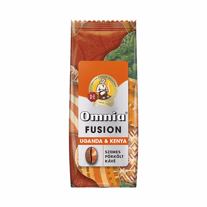 Kávé szemes DOUWE EGBERTS Omnia Fusion Uganda & Kenya 900 g