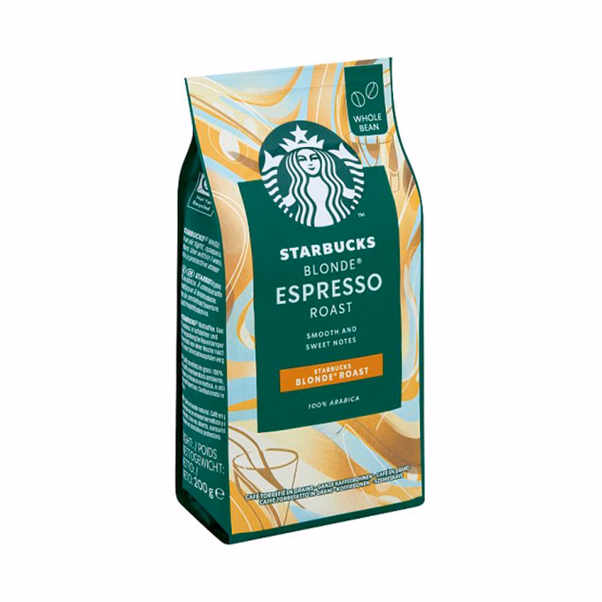 Kávé szemes STARBUCKS Blonde Espresso Roast 200 g