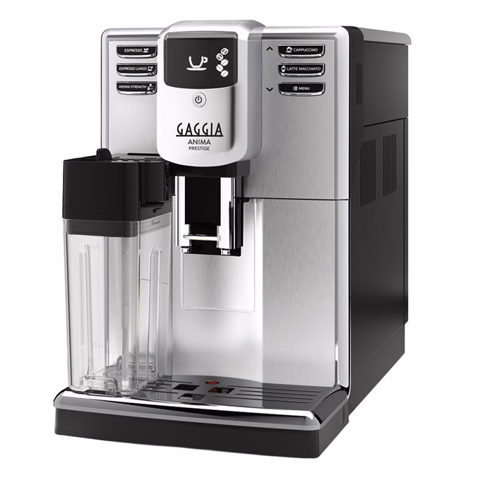 Kávéfőző automata GAGGIA Amina Prestige őrölt és szemes kávéhoz, teához