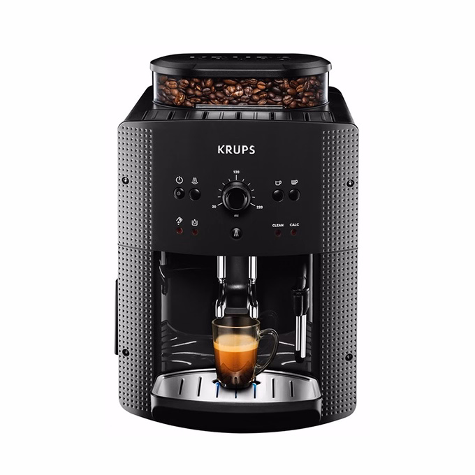 Kávéfőző automata KRUPS EA810870 2 személyes 15 bar fekete