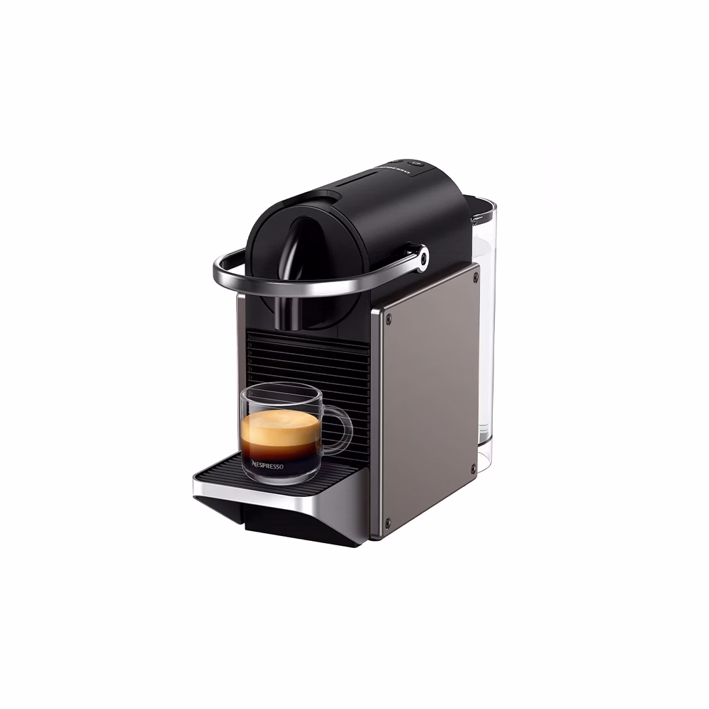 Kávéfőző kapszulás PIXIE EN127.S 19 bar Nespresso titán