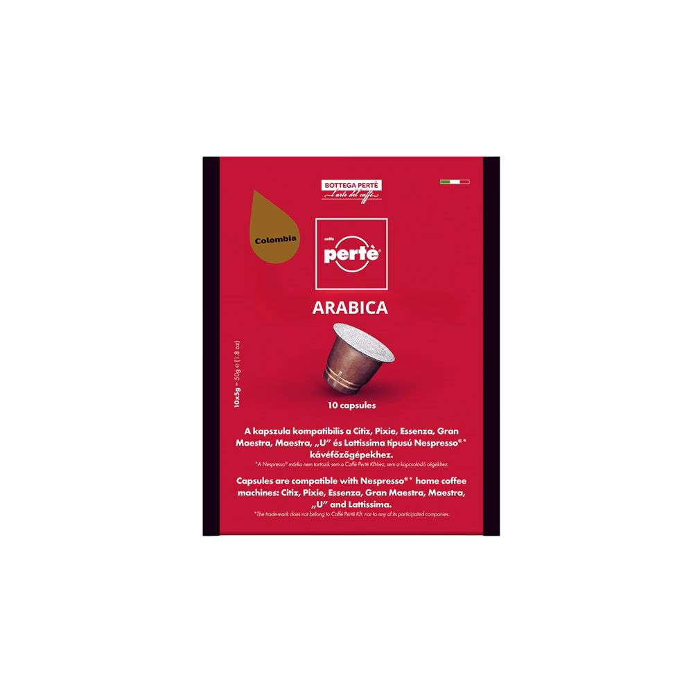 Kávékapszula CAFFÉ PERTÉ Colombia 100% arabica 10 darab/doboz