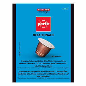Kávékapszula CAFFÉ PERTÉ koffeinmentes 100% arabica 10 darab/doboz