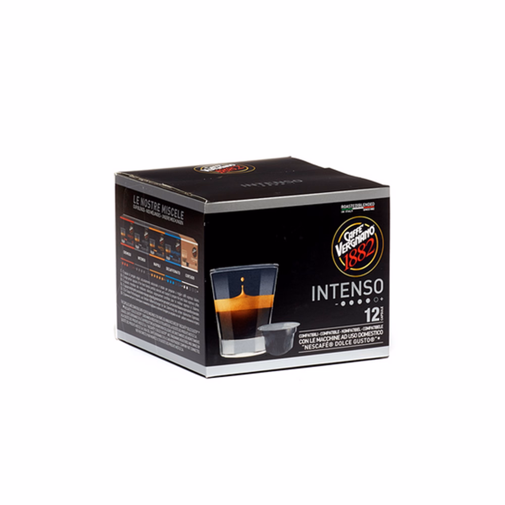 Kávékapszula CAFFÉ VERGNANO Dolce Gusto Intenso 12 kapszula/doboz
