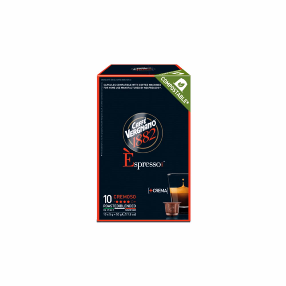 Kávékapszula CAFFÉ VERGNANO Nespresso Cremoso 10 kapszula/doboz