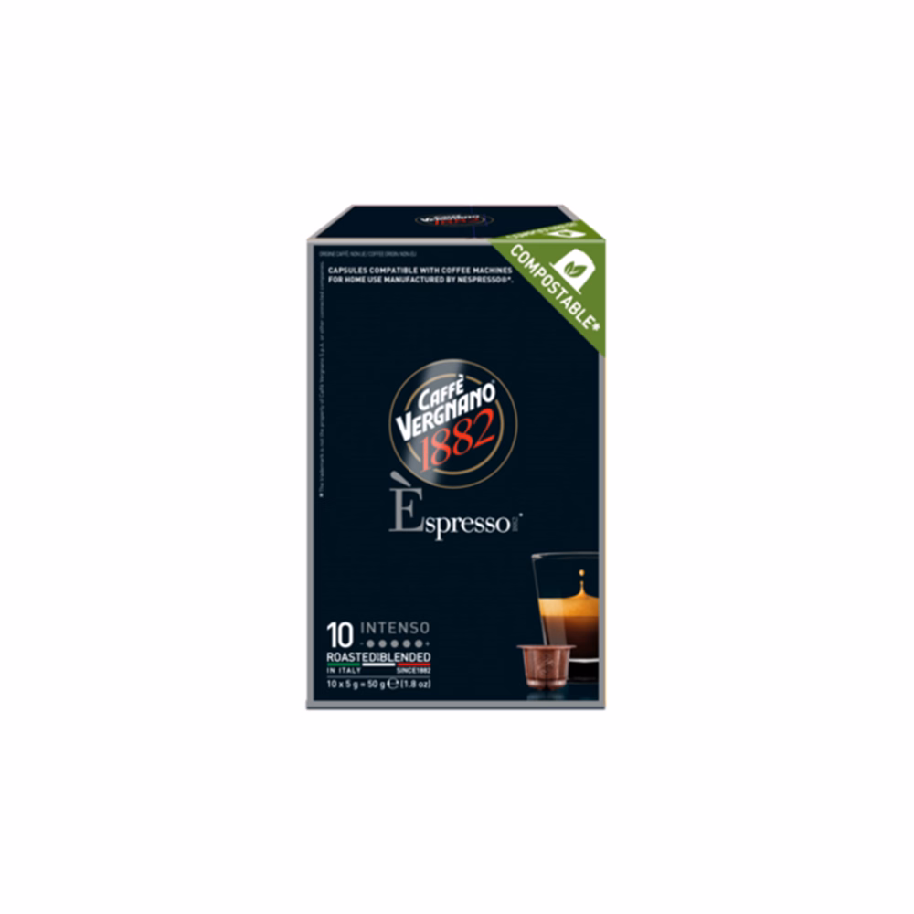 Kávékapszula CAFFÉ VERGNANO Nespresso Intenso 10 kapszula/doboz