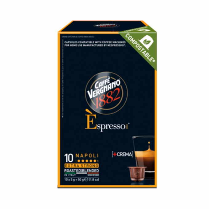 Kávékapszula CAFFÉ VERGNANO Nespresso Napoli 10 kapszula/doboz