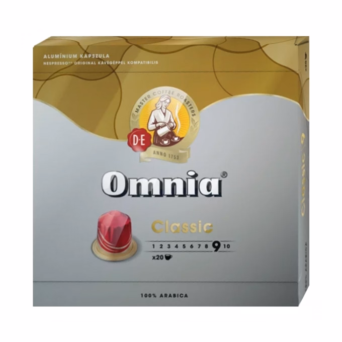Kávékapszula DOUWE EGBERTS Omnia Nespresso Espresso Classic 20 kapszula/doboz