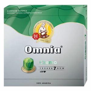 Kávékapszula DOUWE EGBERTS Omnia Nespresso Espresso Crema 20 kapszula/doboz