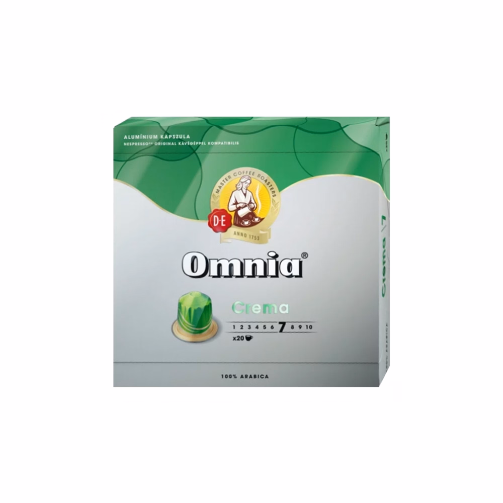Kávékapszula DOUWE EGBERTS Omnia Nespresso Espresso Crema 20 kapszula/doboz