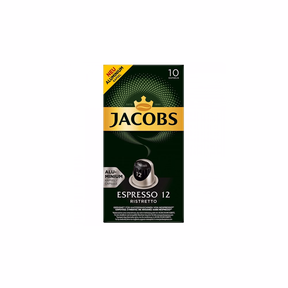 Kávékapszula JACOBS Nespresso Espresso Ristretto 52 g