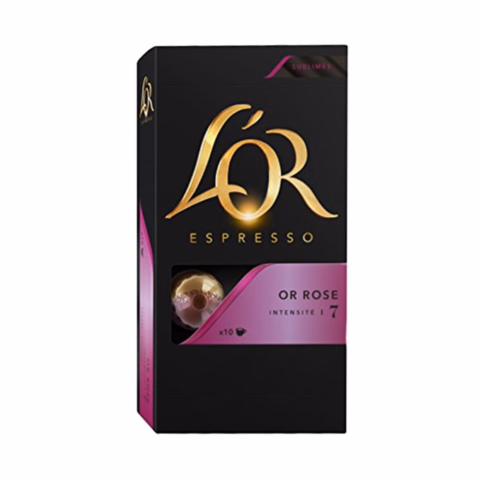 Kávékapszula L`OR Or Rose Nespresso kompatibilis 10 kapszula/doboz