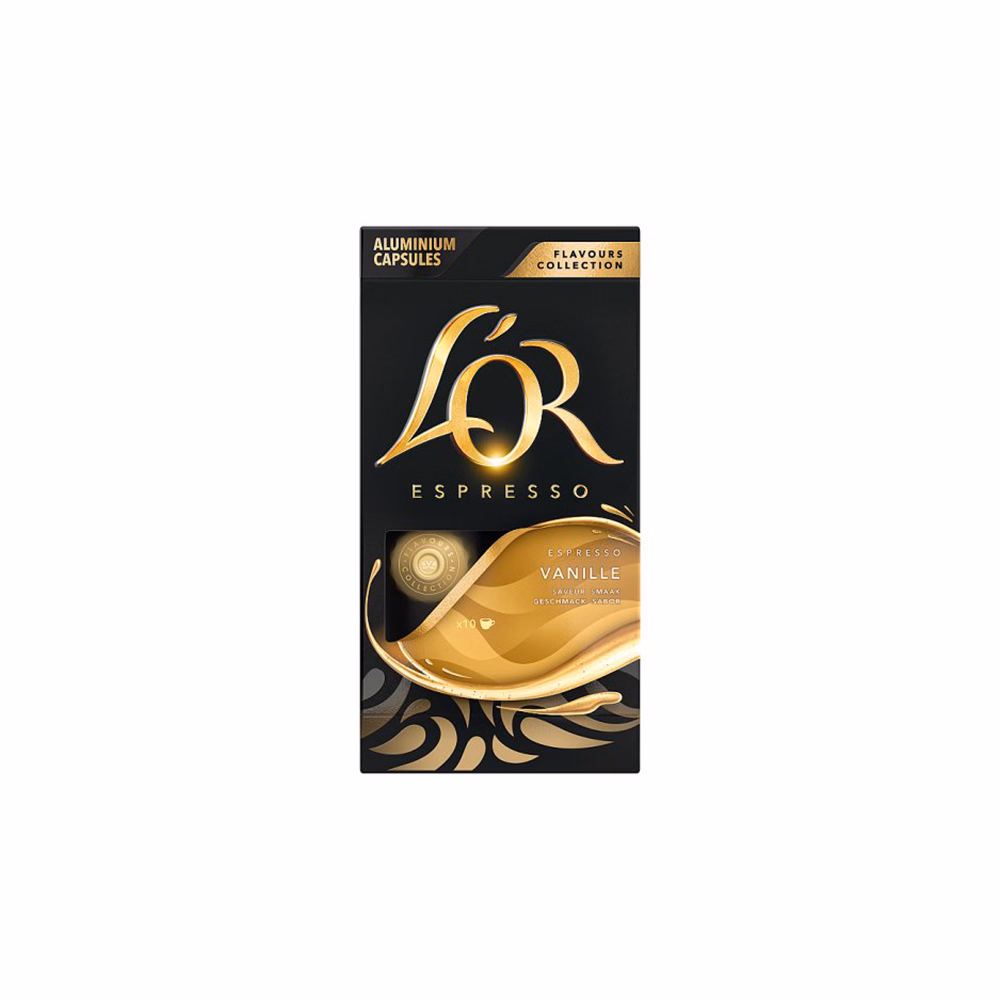 Kávékapszula L`OR Vanille Nespresso kompatibilis 10 kapszula/doboz