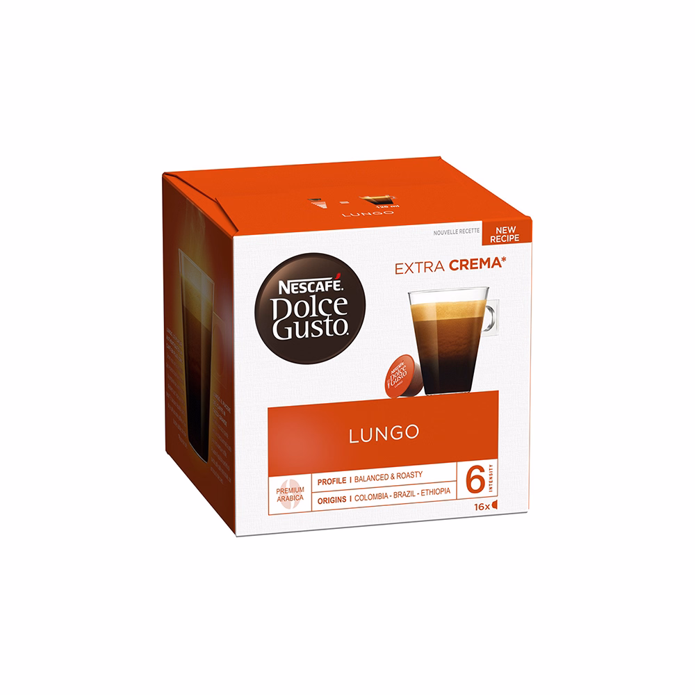 Kávékapszula NESCAFE Dolce Gusto Caffé Lungo 16 kapszula/doboz