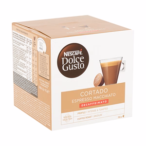 Kávékapszula NESCAFE Dolce Gusto Cortado koffeinmentes 16 kapszula/doboz