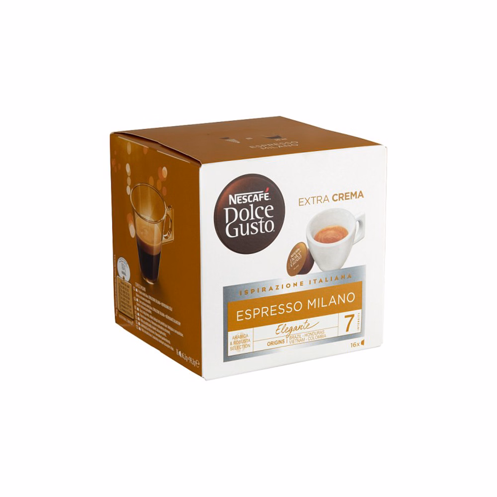 Kávékapszula NESCAFÉ Dolce Gusto Espresso Milano 16 kapszula/doboz