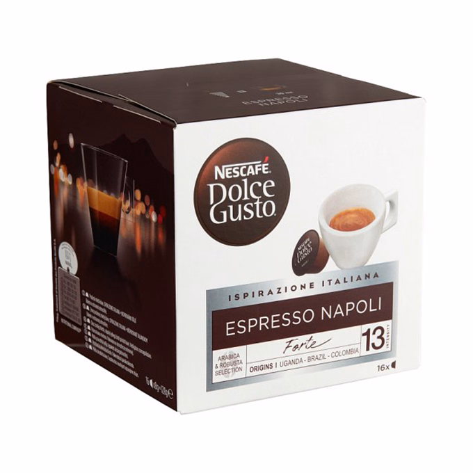 Kávékapszula NESCAFÉ Dolce Gusto Espresso Napoli 16 kapszula/doboz