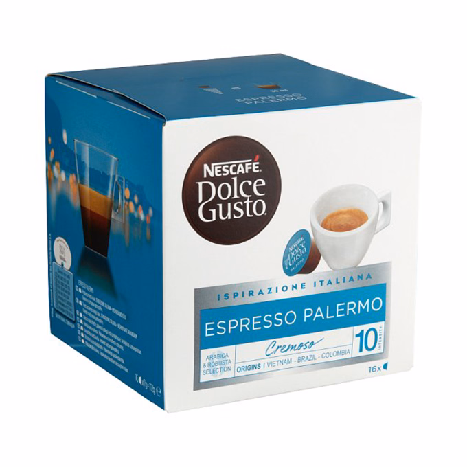 Kávékapszula NESCAFÉ Dolce Gusto Espresso Palermo 16 kapszula/doboz
