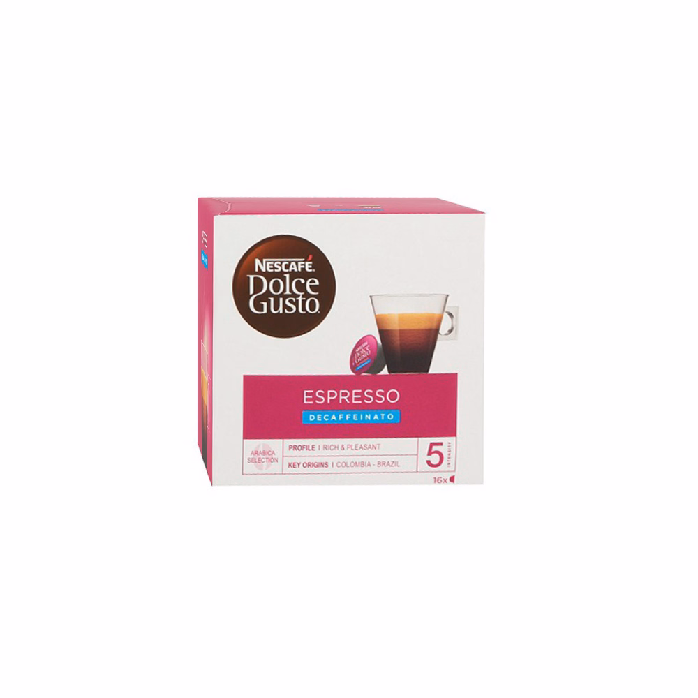 Kávékapszula NESCAFE Dolce Gusto Espresso koffeinmentes 16 kapszula/doboz