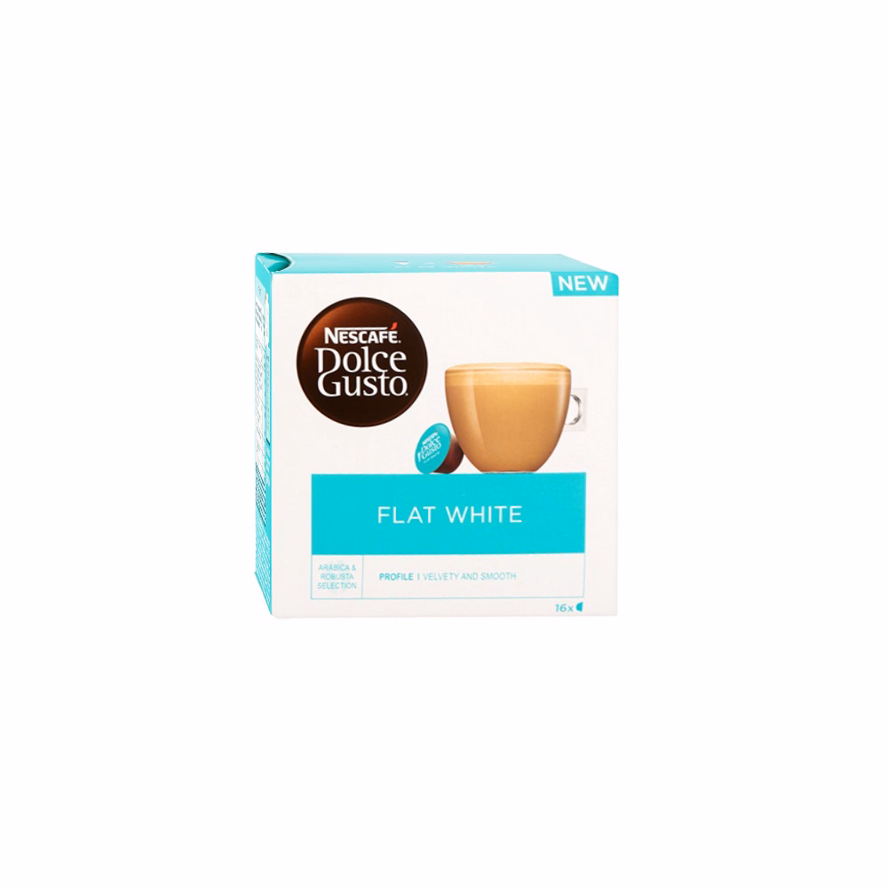 Kávékapszula NESCAFE Dolce Gusto Flat white 16 kapszula/doboz