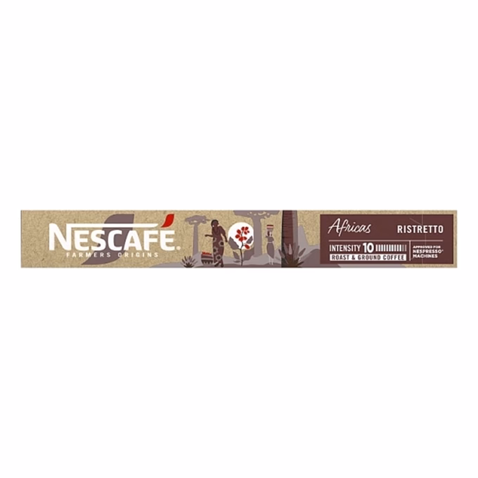 Kávékapszula NESCAFE Farmers origins Africas intensity10 10 kapszula/doboz