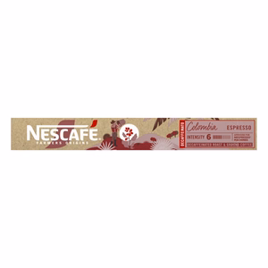 Kávékapszula NESCAFE Farmers origins Columbia koffeinmentes intensity6 10 kapszula/doboz