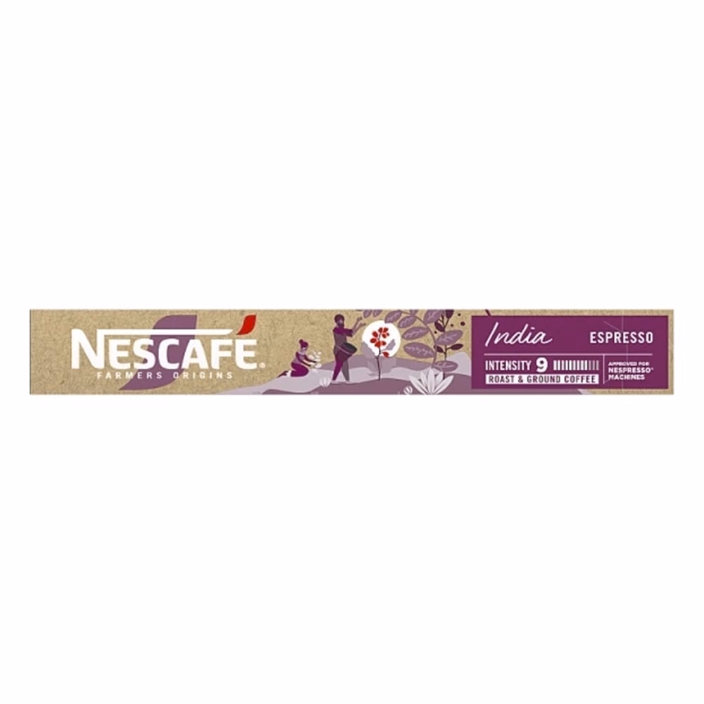 Kávékapszula NESCAFE Farmers origins India espresso intensity9 10 kapszula/doboz