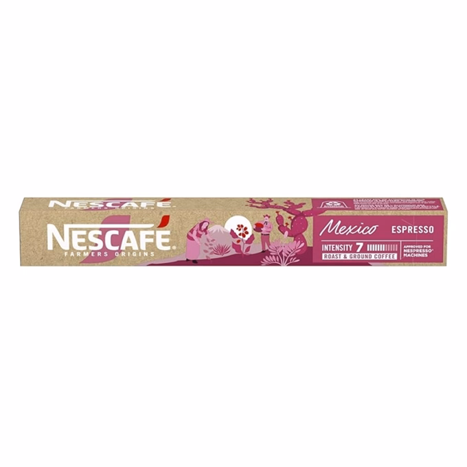 Kávékapszula NESCAFE Farmers origins Mexico intensity7 10 kapszula/doboz
