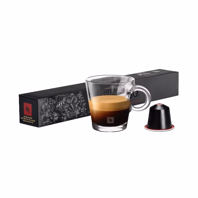 Kávékapszula NESPRESSO Original Inspirazione Italiana Ristretto Decaffeinato koffeinmentes 10 darabos