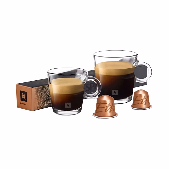Kávékapszula NESPRESSO Original Master Origins Ethiopia 10 darabos