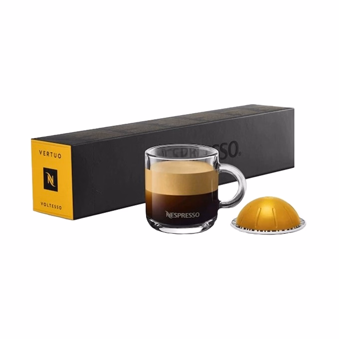 Kávékapszula NESPRESSO Vertuo Espresso Voltesso 10 darabos