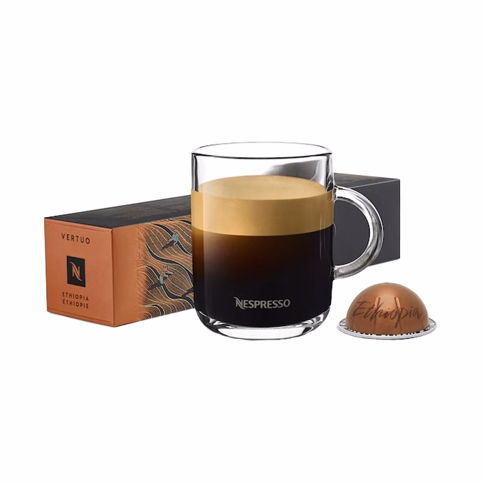 Kávékapszula NESPRESSO Vertuo Master Origins Ethiopia 10 darabos Kávékapszula NESPRESSO Vertuo Master Origins Ethiopia 10 darabos