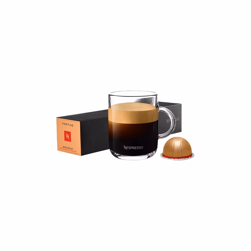 Kávékapszula NESPRESSO Vertuo Melozio Decaffeinato koffeinmentes 10 darabos