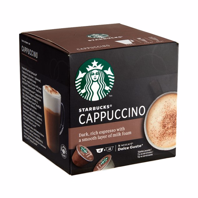 Kávékapszula STARBUCKS by Nescafé Dolce Gusto Cappuccino 2x6 kapszula/doboz