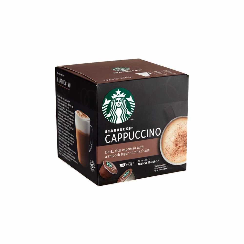 Kávékapszula STARBUCKS by Nescafé Dolce Gusto Cappuccino 2x6 kapszula/doboz