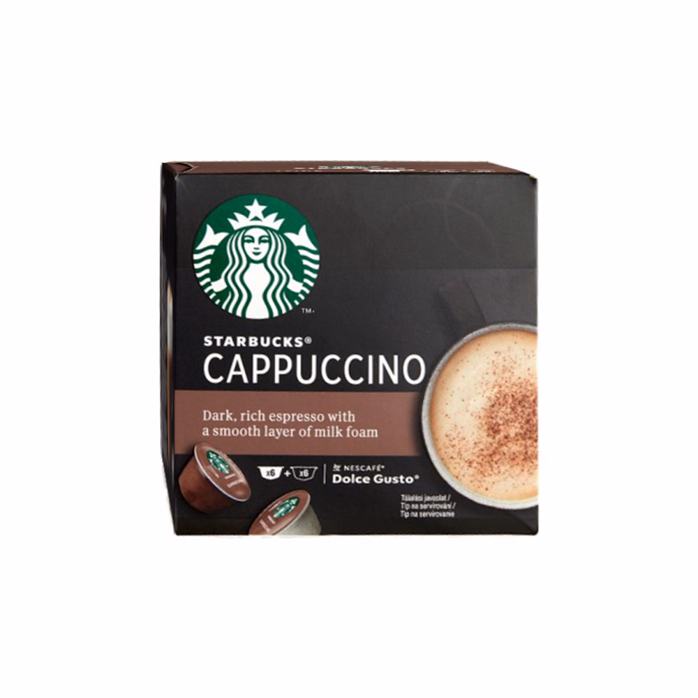 Kávékapszula STARBUCKS by Nescafé Dolce Gusto Cappuccino 2x6 kapszula/doboz
