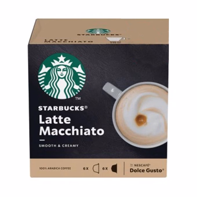 Kávékapszula STARBUCKS by Nescafé Dolce Gusto Latte Macchiato 2x6 kapszula/doboz