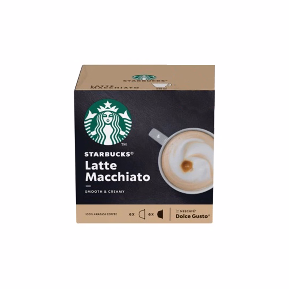 Kávékapszula STARBUCKS by Nescafé Dolce Gusto Latte Macchiato 2x6 kapszula/doboz