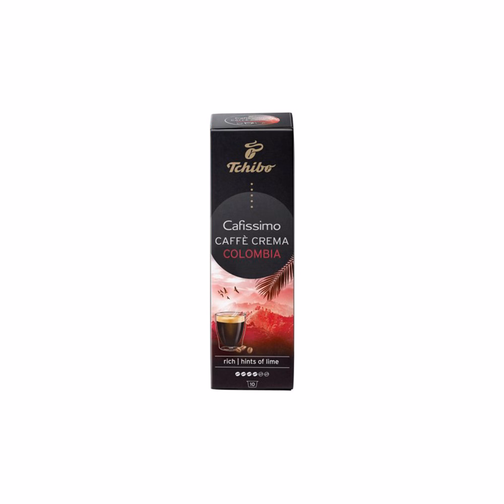 Kávékapszula TCHIBO Cafissimo Caffé Crema Barista Columbia 10 kapszula/doboz