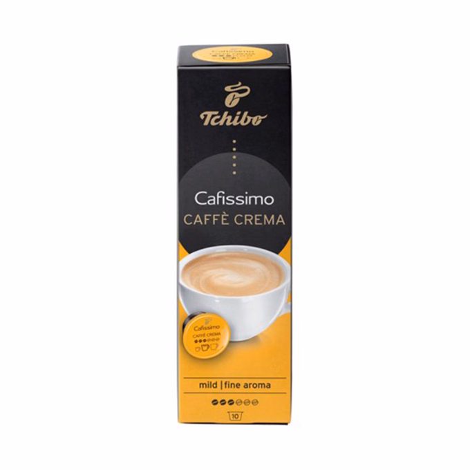 Kávékapszula TCHIBO Cafissimo Caffé Crema Fine Aroma 10 kapszula/doboz