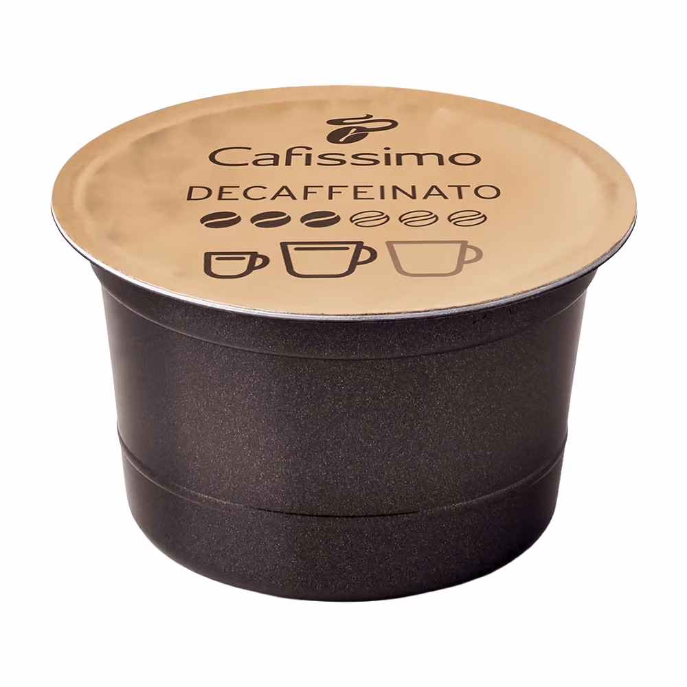 Kávékapszula TCHIBO Cafissimo Caffé Crema koffeinmentes 10 kapszula/doboz