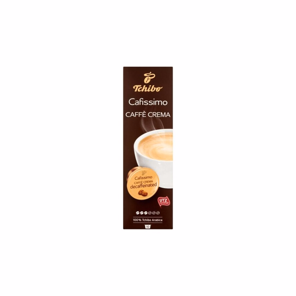 Kávékapszula TCHIBO Cafissimo Caffé Crema koffeinmentes 10 kapszula/doboz