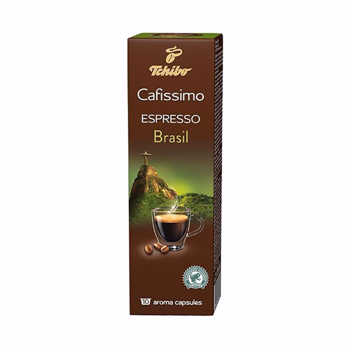 Kávékapszula TCHIBO Cafissimo Espresso Barista Brazil 10 kapszula/doboz