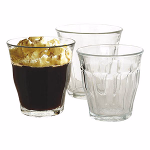 Kávés pohár készlet RETRO üveg 160 ml 6 darabos