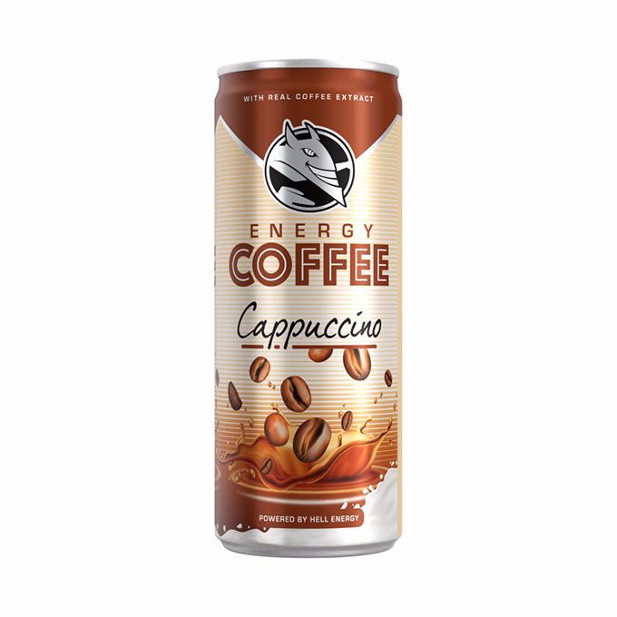 Kávés tej HELL Energy Coffee Cappuccino 250ml